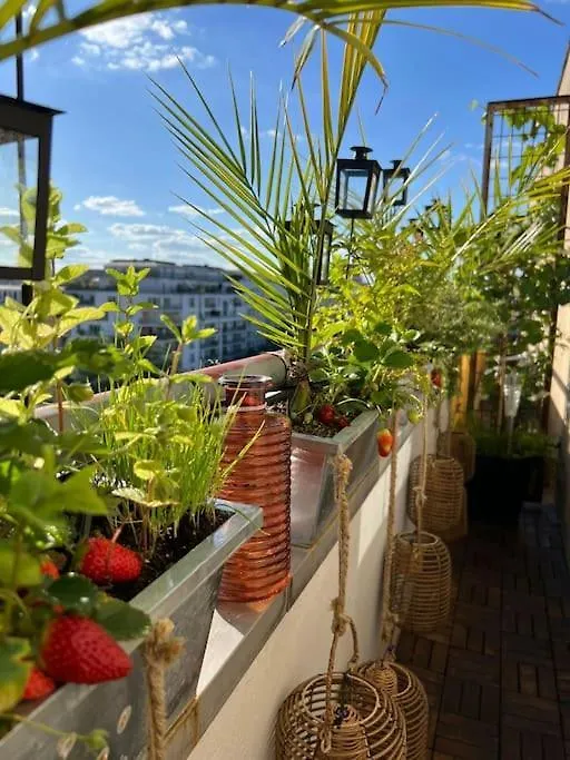 Daire Superbe Duplex Paris-rooftop Vue Panoramique Paris