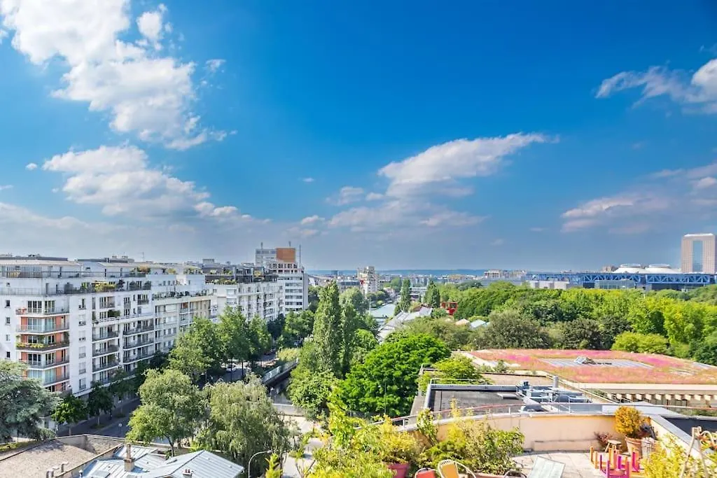 Superbe Duplex Paris-rooftop Vue Panoramique Daire