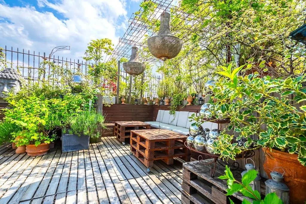 Daire Superbe Duplex Paris-rooftop Vue Panoramique Paris