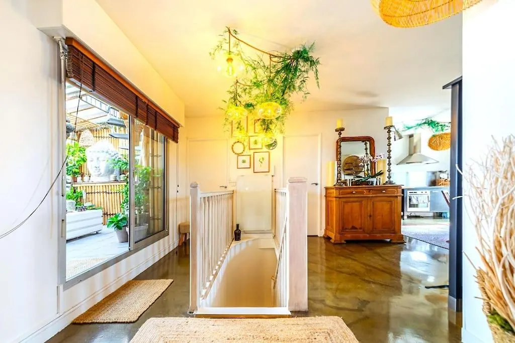 Superbe Duplex Paris-rooftop Vue Panoramique Daire