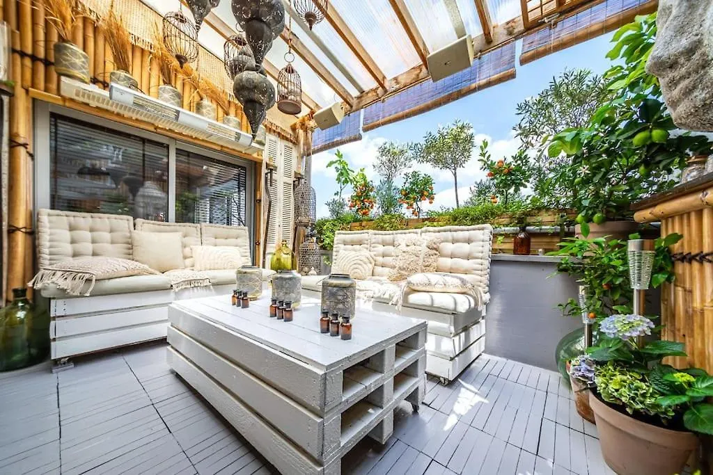 Daire Superbe Duplex Paris-rooftop Vue Panoramique Paris