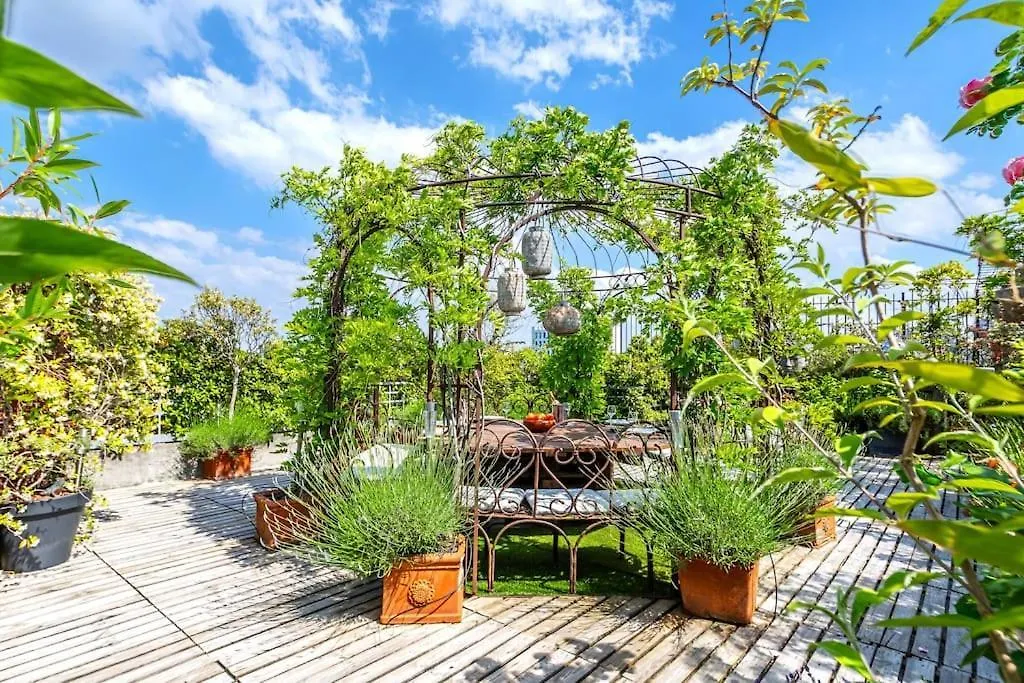 Superbe Duplex Paris-rooftop Vue Panoramique Daire *